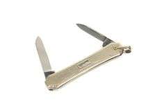 Gold Filled Art Deco Etched Pocket Watch Utility Knife Pendant