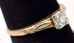 Dazzling 14K Yellow Gold Diamond Ring