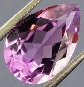 Glistening 2.87ct pear cut violet Amethyst