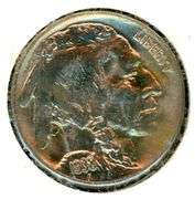 Gem BU Jefferson Nickel from 1938-D