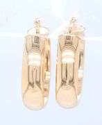 Nice Yellow Gold 6.2mm Gold Hoop Earrings