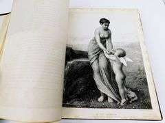 1888 Art & Artists of Our Time Antique Leather Book