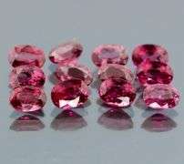 Ravishing 13.53ct violet pink Rhodolite Garnet set