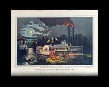 Collectible Vintage Artwork Depicting America in the Mid-Nineteenth Century