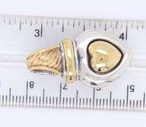 David Yurman 2 Tone Heart Enhancer