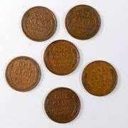 6 Nicer 1909 VDB Type Lincoln Cents