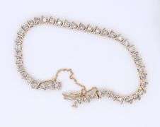 Divine Yellow Gold 3.30ctw S Link Diamond Bracelet