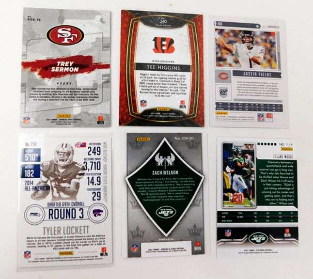 6 Football Rookie Cards