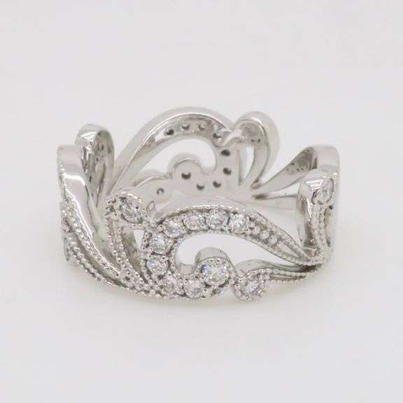 Intricate Diamond Eternity Style Ring