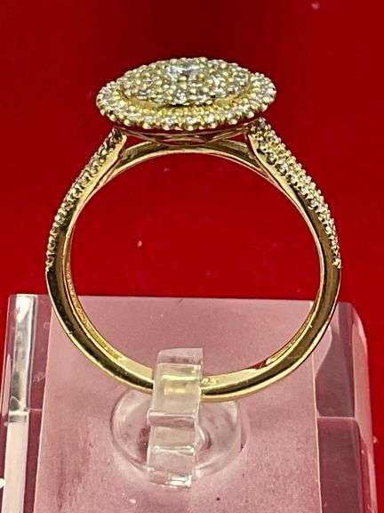 CERTIFIED BRAND NEW 14K GOLD DIAMOND RING