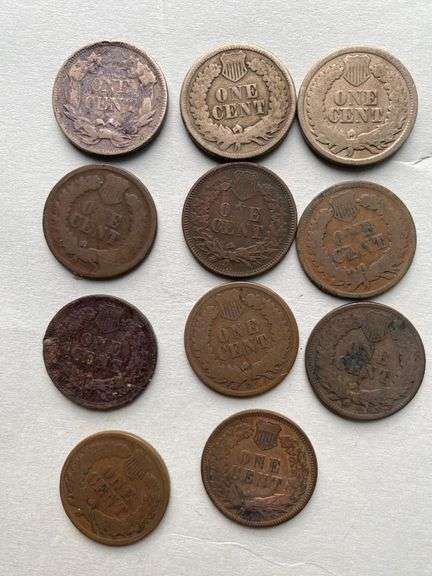 Partial Indian Head Cent Collection