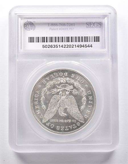 MS63 PL 1878-S Morgan Silver Dollar SEGS