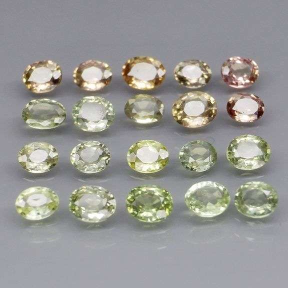 Fancy color 3.64ct Heated Only Sapphire set