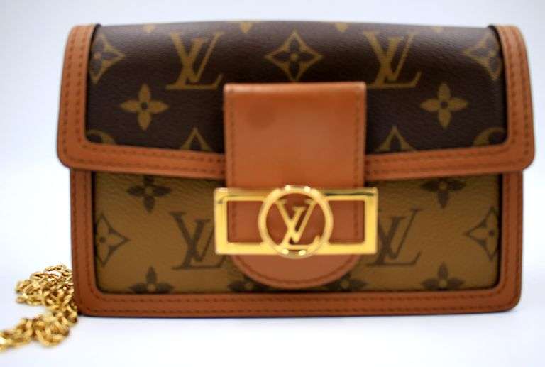 Louis Vuitton Dauphine chain wallet