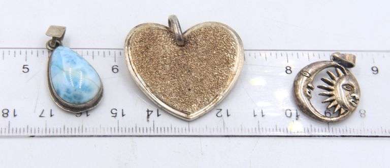 Group lot of vintage 925 sterling silver mixed jewelry