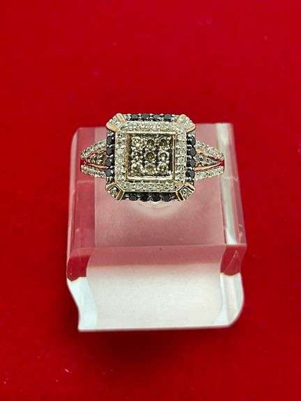 CERTIFIED 14K ROSE GOLD AND DIAMOND RING
