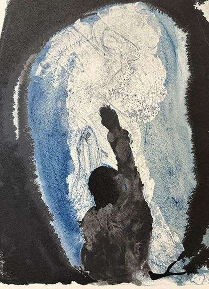 Extremely Rare and Collectible Salvador Dali Lithograph From 'Biblia Sacra' Suite
