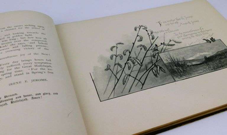 1887 Nature's Hallelujah Poetic Sketch Book