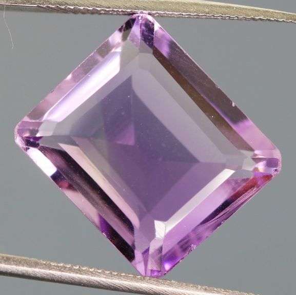 Superb 9.60ct emerald cut Amethyst