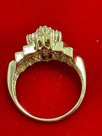 CERTIFIED 14K GOLD DIMOND RING