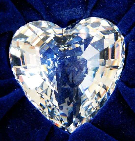 Vintage Swarovski Crystal Heart with Box