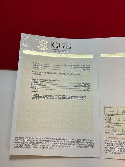 MEN'S CERTIFIED BRAND NEW 14K WHITE GOLD DIAMOND BAND