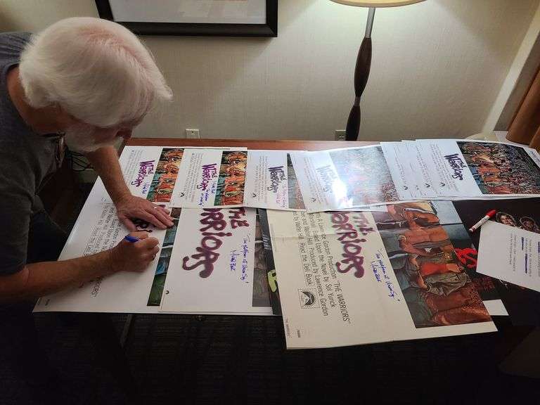 The Warriors Cast Autographed 12x18 Poster Photo Exact Proof ACOA