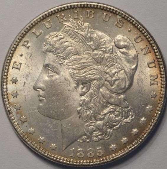 1885 Morgan Silver Dollar, Circulated.