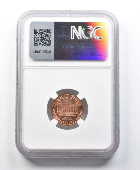 MS64 RD 1970-S Small Date Lincoln Memorial Cent NGC