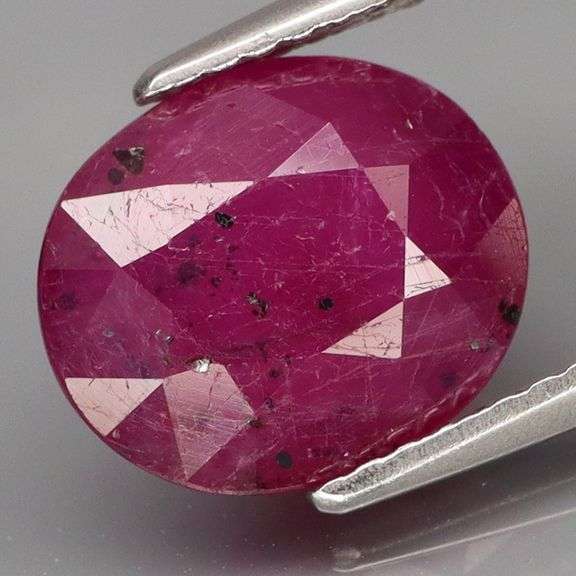 Awesome violet red 4.90ct unheated Ruby