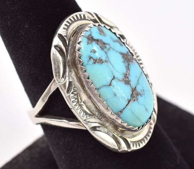 Sterling Silver Turquoise Gemstone Ring