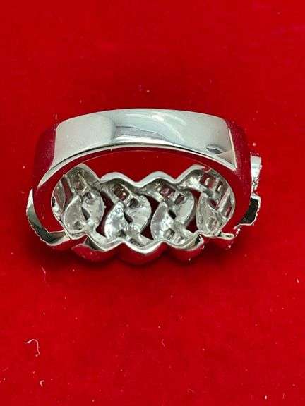CERTIFIED BRAND NEW 14K WHITE GOLD DIAMOND BAND