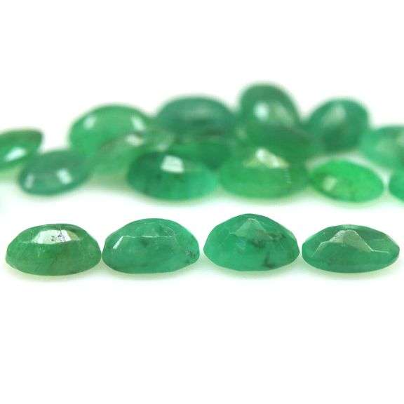 Heavy 6.84ct 20 piece Zambian Emerald set