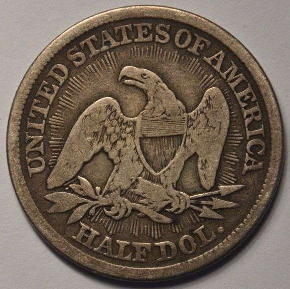1853 Seated Liberty Half Dollar Arrows & Rays