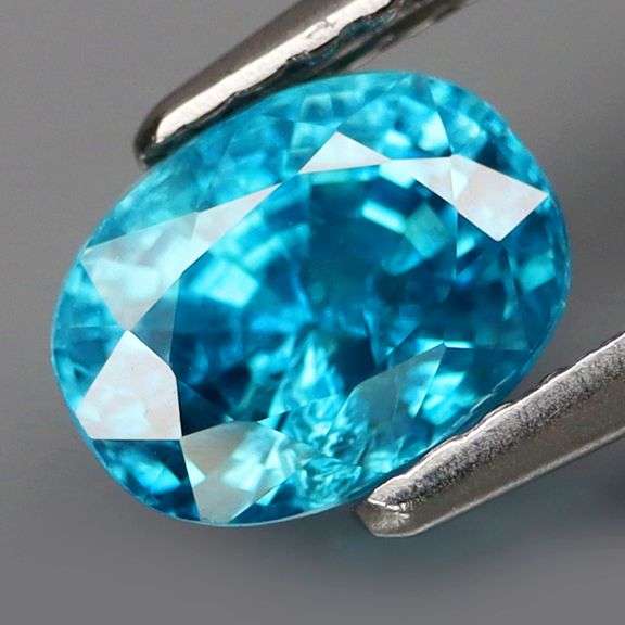 Glittering 1.67ct electric French blue Zircon