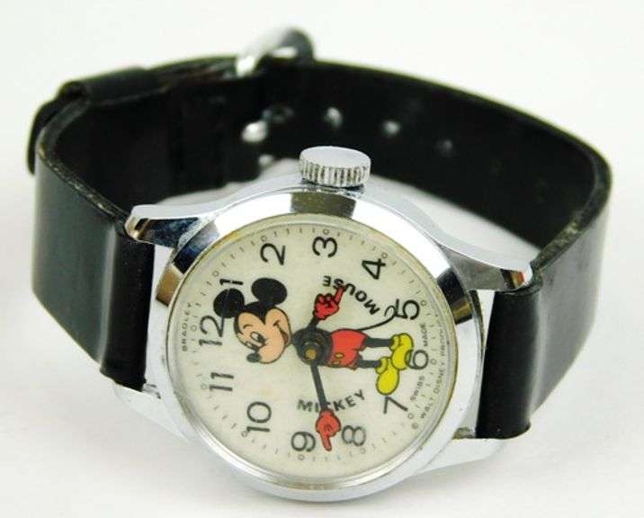 Vintage Swiss Mickey Mouse Watch, Runs