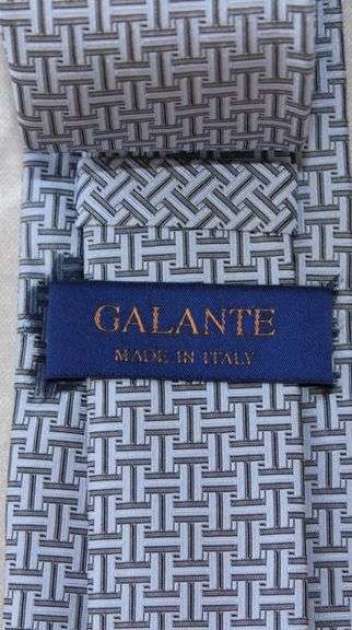Fine Quality Italian Hand Made Silk Tie By Galante
