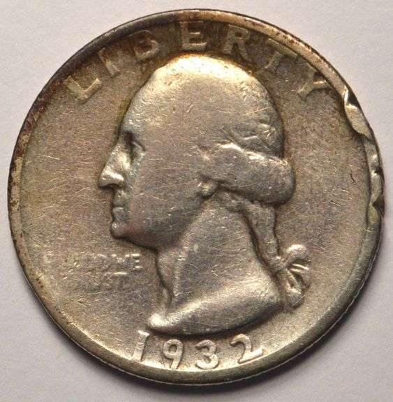 1932-S Key Date Washington Quarter Damaged