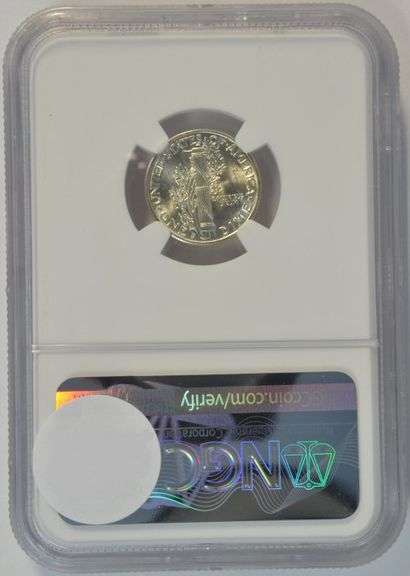 Incredible 1941-D Mercury Dime that's in an NGC MS67FB holder