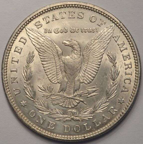 1881 Morgan Silver Dollar, Circulated With Luster.