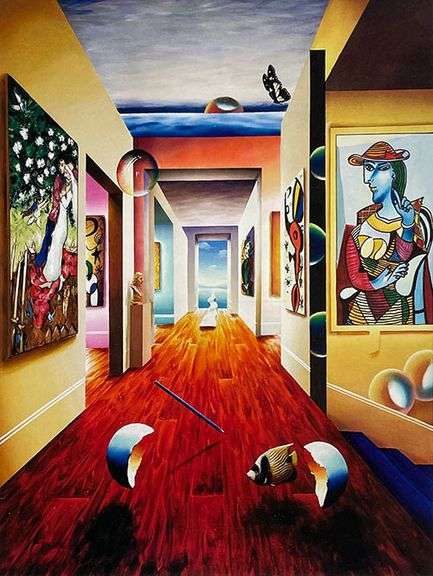 Collectible Ferjo (Brazil 1946 - ), Theresa and Three Candles