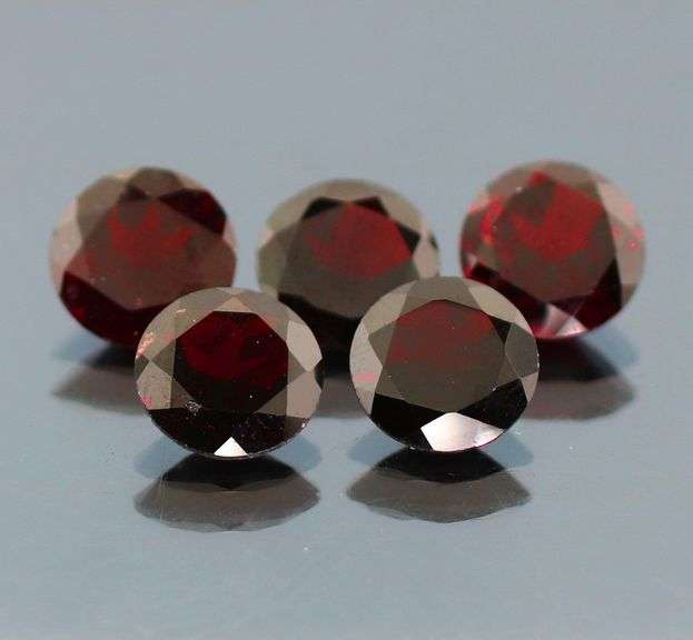 Stunning 18.49ct 5 piece untreated Garnet set