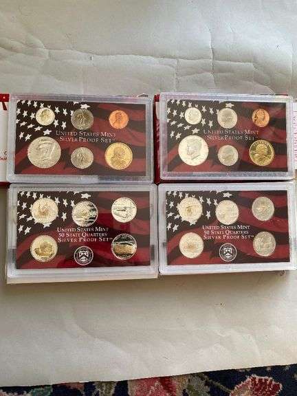 2004 & 2005 US Silver Proof Sets