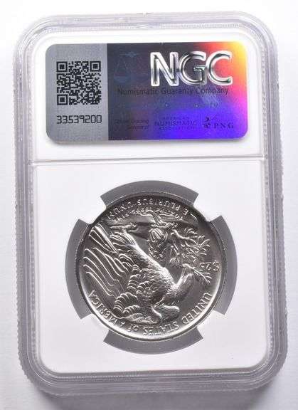 MS70 2017 $25 American Palladium Eagle High Relief 1 Oz Palladium NGC