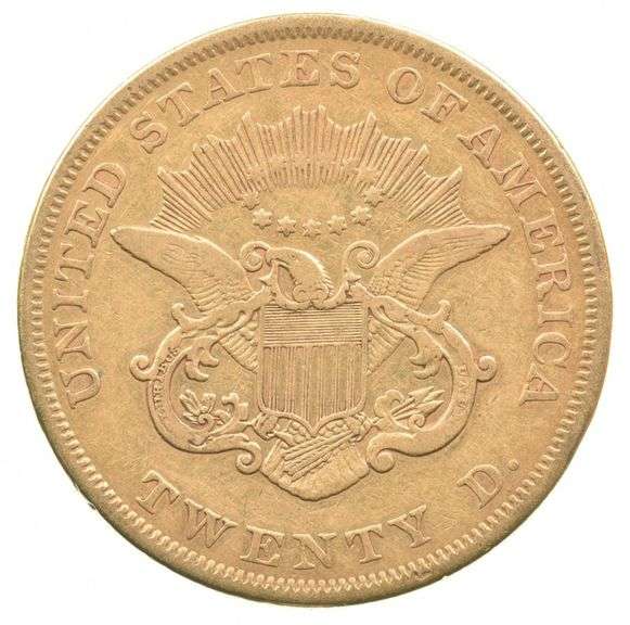 1860 $20 Liberty Head Gold Double Eagle