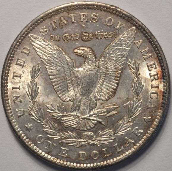 1896 Morgan Silver Dollar, Circulated.