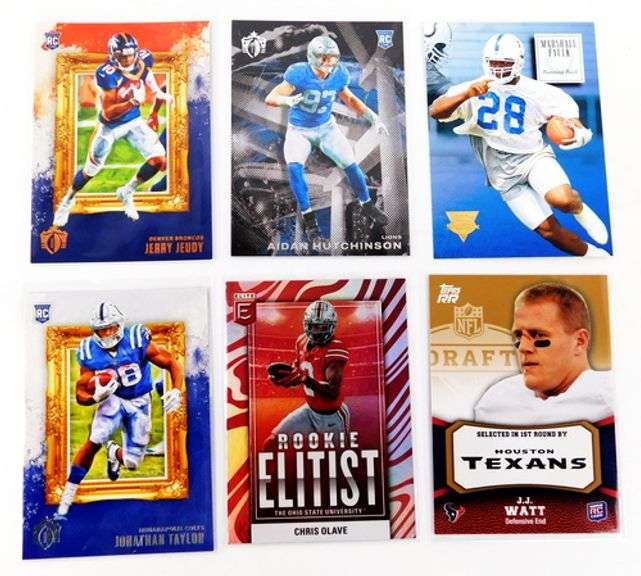 6 Football Rookie Cards