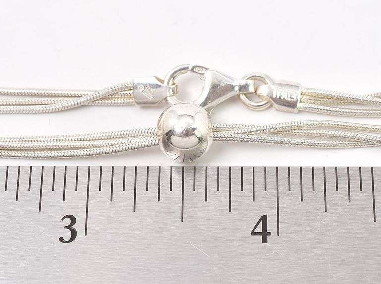 Dazzling Sterling Silver Ball Pendant Necklace