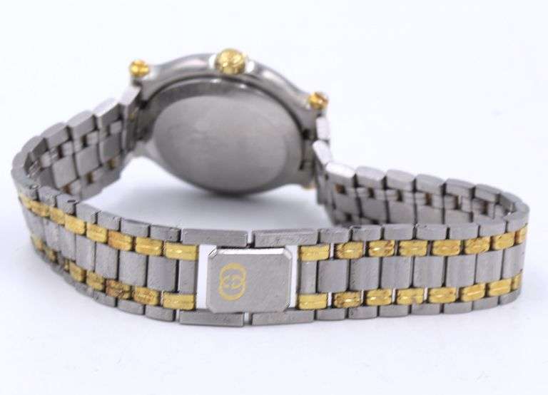 Gucci 2 tone quartz champagne dial watch