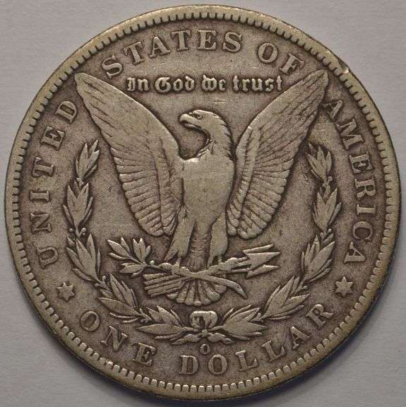 1892-O Morgan Silver Dollar Better Date, Circulated.